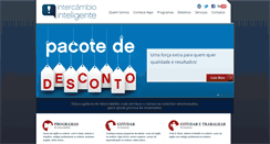 Desktop Screenshot of intercambiointeligente.com.br